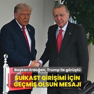 Ba�kan Erdo�an, Trump ile telefonda g�r��t�