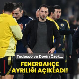 Fenerbah�e ayr�l��� a��klad�: Tedesco ve Devin �zek!