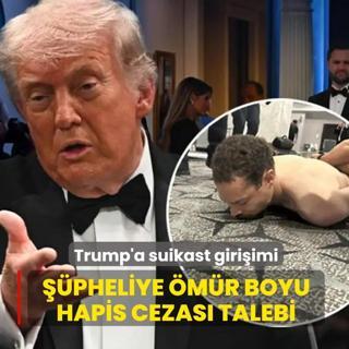 Trump'a suikast giri�imi! ��pheliye �m�r boyu hapis cezas� talebi