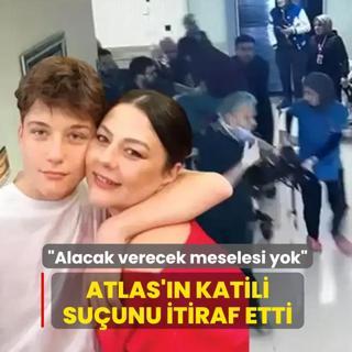 Atlas'�n katili su�unu itiraf etti: Alacak verecek meselesi yok