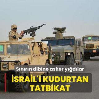 S�n�r�n dibine asker y��d�lar! �srail'i kudurtan tatbikat