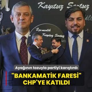 �Bankamatik faresi� CHP'ye kat�ld�! Aya��n�n tozuyla partiyi kar��t�rd�