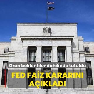 FED faiz karar�n� a��klad�