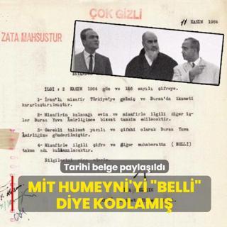 Tarihi belge payla��ld�: M�T Humeyni'yi �belli� diye kodlam��