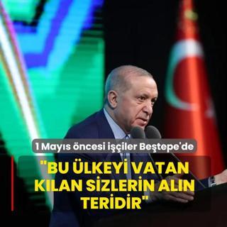 1 May�s �ncesi i��iler Be�tepe'de! Ba�kan Erdo�an: Madencilerin sorununun ��z�m�ne katk� sa�lad�k