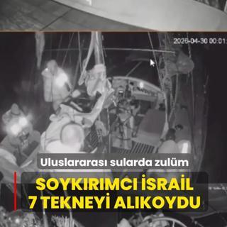 Uluslararas� sularda zul�m... Soyk�r�mc� �srail 7 tekneyi al�koydu