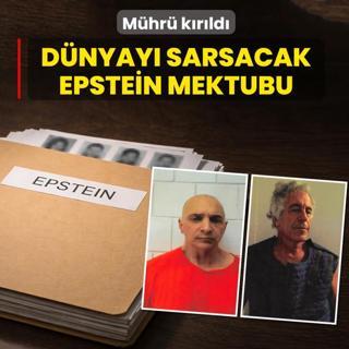 D�nyay� sarsacak Epstein mektubu! M�hr� k�r�ld�