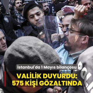 �stanbul'da 1 May�s tedbirleri: Kararlara uymayan y�zlerce ��pheli g�zalt�na al�nd�