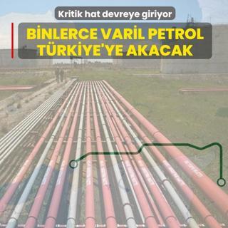 Kritik hat devreye giriyor! Binlerce varil petrol T�rkiye'den d�nyaya akacak
