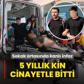 Sokak ortas�nda kanl� infaz! 5 y�ll�k kin cinayetle bitti