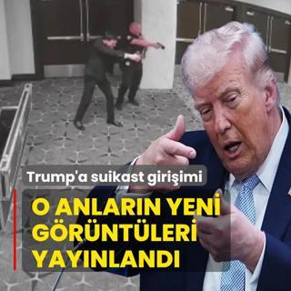 Trump'a suikast giri�imi! O anlar�n yeni g�r�nt�leri yay�nland�