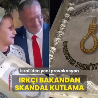 �srail'den yeni provokasyon: Irk�� bakandan skandal kutlama