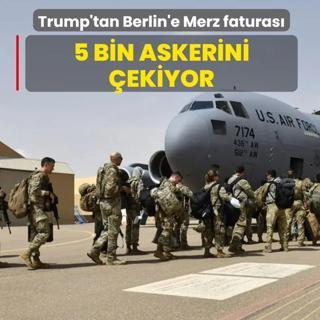 Trump'tan Berlin'e Merz faturas�