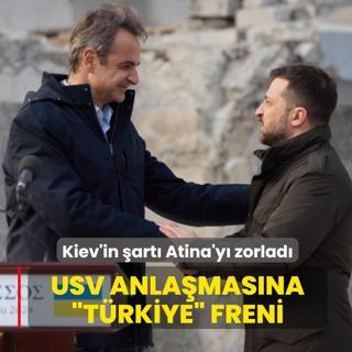 USV anla�mas�na �T�rkiye� freni! Ukrayna'n�n �art� Yunanistan'� zorlad�