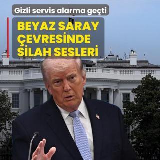 Gizli servis alarma ge�ti: Beyaz Saray �evresinde silah sesleri
