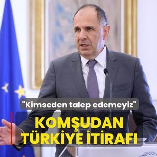 Kom�udan T�rkiye itiraf�: Kimseden talep edemeyiz