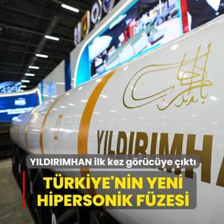 T�rkiye'nin yeni hipersonik f�zesi... YILDIRIMHAN ilk kez g�r�c�ye ��kt�