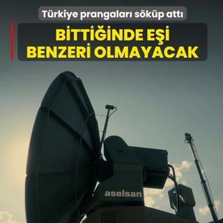 T�rkiye prangalar� s�k�p att�: Bitti�inde d�nyada e�i benzeri olmayacak