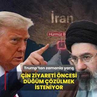 Trump'tan zamanla yar��! ABD, �in �ncesi �ran d���m�n� ��zmek istiyor