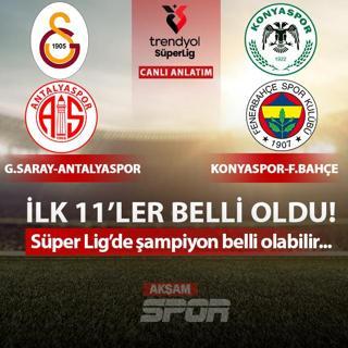 CANLI: Galatasaray - Antalyaspor | Konyaspor - Fenerbah�e