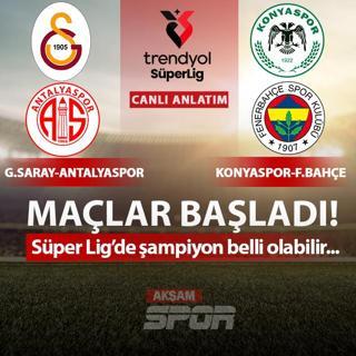 CANLI: Galatasaray - Antalyaspor | Konyaspor - Fenerbah�e