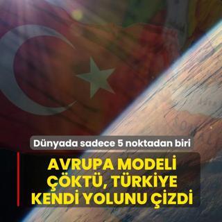 D�nyada sadece 5 noktadan biri! Avrupa modeli ��kt�, T�rkiye kendi yolunu �izdi