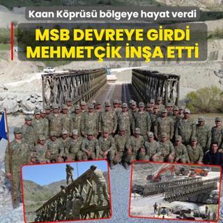 MSB devreye girdi Mehmet�ik in�a etti! Kaan K�pr�s� b�lgeye hayat verdi