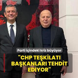 �CHP te�kilat� ba�kanlar� tehdit ediyor�