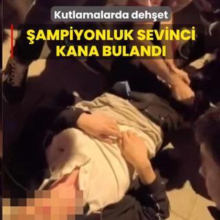 Kutlamalarda deh�et! �ampiyonluk sevinci kana buland�