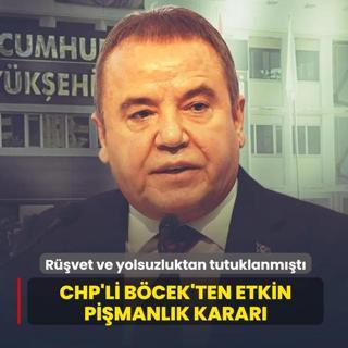 R��vet ve yolsuzluktan tutuklanm��t�... Muhittin B�cek etkin pi�manl�k ba�vurusu yapt�