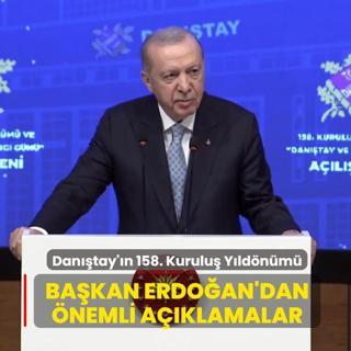 Dan��tay'�n 158. Kurulu� Y�ld�n�m�... Ba�kan Erdo�an'dan �nemli a��klamalar