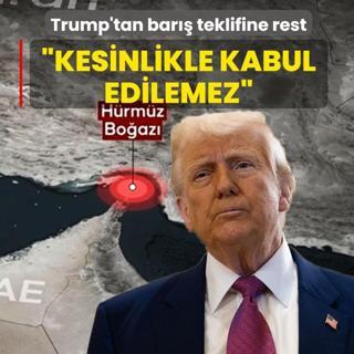 Trump'tan bar�� teklifine rest...  �Kesinlikle kabul edilemez�