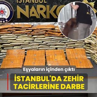 �stanbul'da zehir tacirlerine darbe: E�yalar�n i�inden ��kt�
