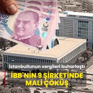 �stanbullunun vergileri buharla�t�! �BB'nin 9 �irketinde mali ��k��