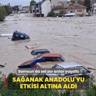 Sa�anak ya��� Anadolu'yu etkisi alt�na ald�