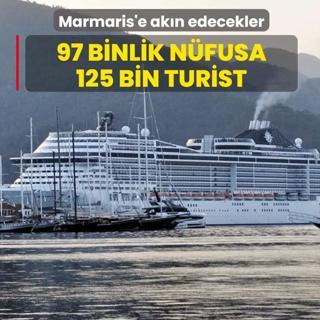 97 binlik n�fusa 125 bin turist