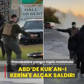 ABD'de Kur'an-� Kerim'e al�ak sald�r�: Provokat�re yang�n t�pl� m�dahale