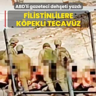 Filistinlilere k�pekli tecav�z