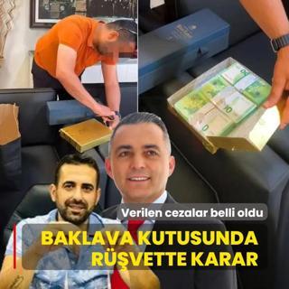 Baklava kutusunda r��vet davas�nda karar ��kt�! Verilen cezalar belli oldu