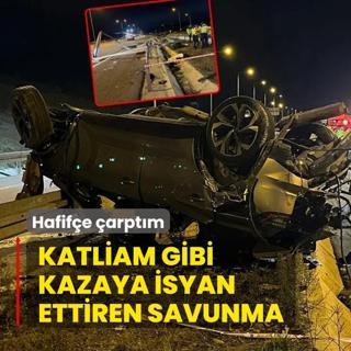 Katliam gibi kazaya isyan ettiren savunma! Hafif�e �arpt�m