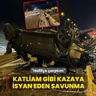 Katliam gibi kazaya isyan eden savunma! Hafif�e �arpt�m