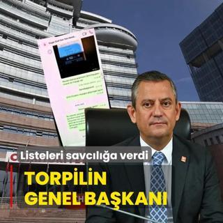 Torpilin genel ba�kan�! Listeleri savc�l��a verdi