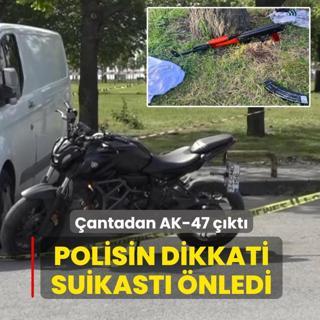 Polisin dikkati suikast� �nledi: �antadan AK-47 ��kt�
