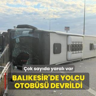 �stanbul-�zmir Otoyolu'nda otob�s kazas�! 25 yaral�