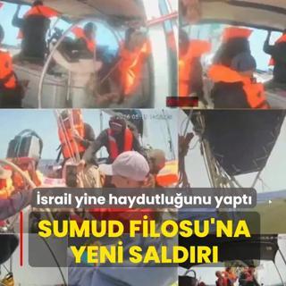 �srail yine haydutlu�unu yapt�! K�resel Sumud Filosu'na yeni sald�r�