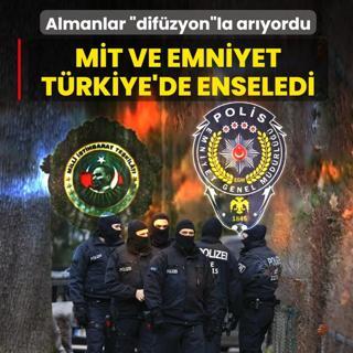 Almanlar �dif�zyon mesaj��yla ar�yordu! M�T ve Emniyet T�rkiye'de enseledi
