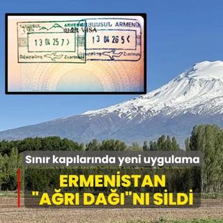 Ermenistan �A�r� Da���n� sildi