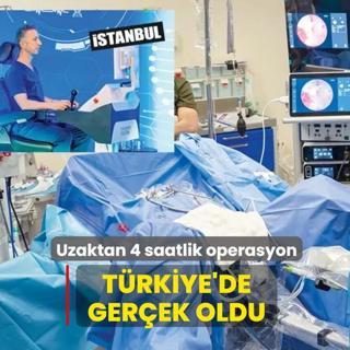 �stanbul'dan Mu�'taki hastaya 5G ile ameliyat