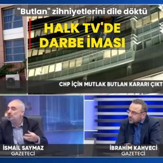 Halk TV'de darbe imas�... �Butlan� karar� zihniyetlerini dile d�kt�