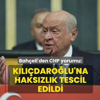 MHP lideri Bah�eli'den CHP yorumu: K�l��daro�lu'na haks�zl�k tescil edildi
